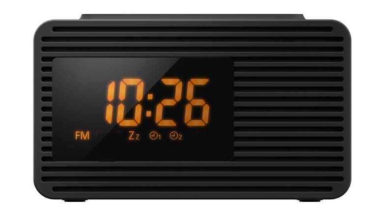 Panasonic Portable RC-800GN-K Digital/FM Alarm Clock Radio - Black