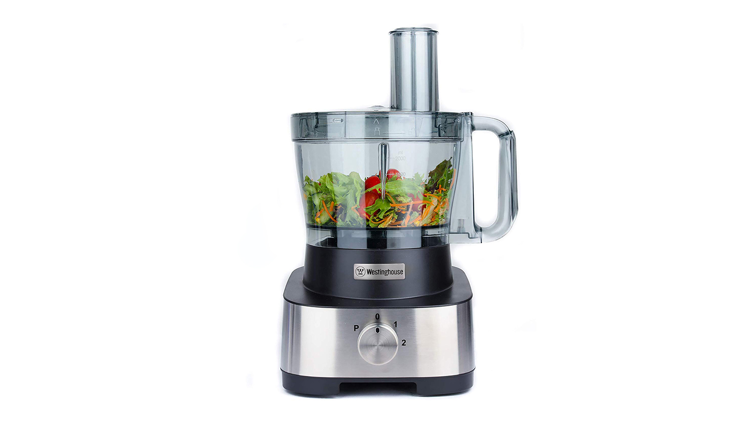 Westinghouse 3.5L XL Food Processor with Blender Attachment Stainless