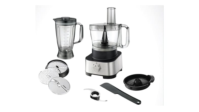 Westinghouse 3.5L XL Food Processor with Blender Attachment - Stainless Steel