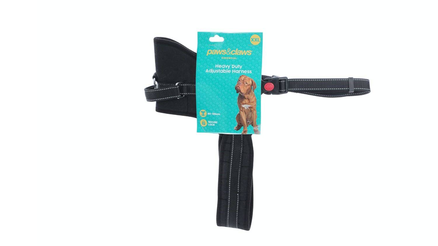 Strong Pet Harness XXL 90-120cm - Black