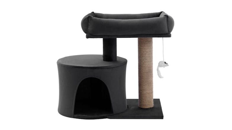 Catsby Brighton Condo Cat Tree Dark Grey - 50 X 35 X 48.5cm