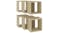 NNEVL Wall Shelves Floating Cube 6pcs. 22 x 15 x 22cm - Sonoma Oak