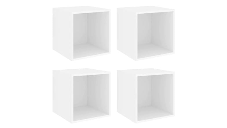 NNEVL Wall Cabinet 4pcs. 37 x 37 x 37cm - White