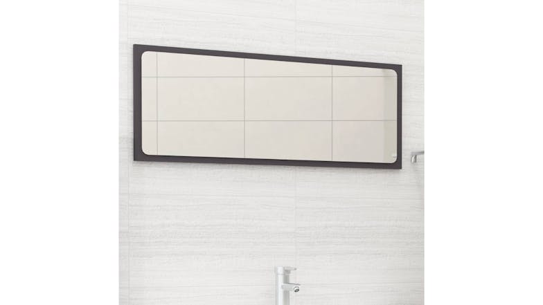 NNEVL Bathroom Mirror 90x1.5x37cm Grey