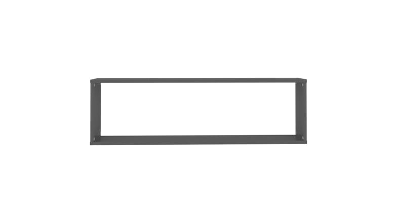 NNEVL Wall Shelves Floating Rectangle 6pcs. 100 x 15 x 30 - Grey