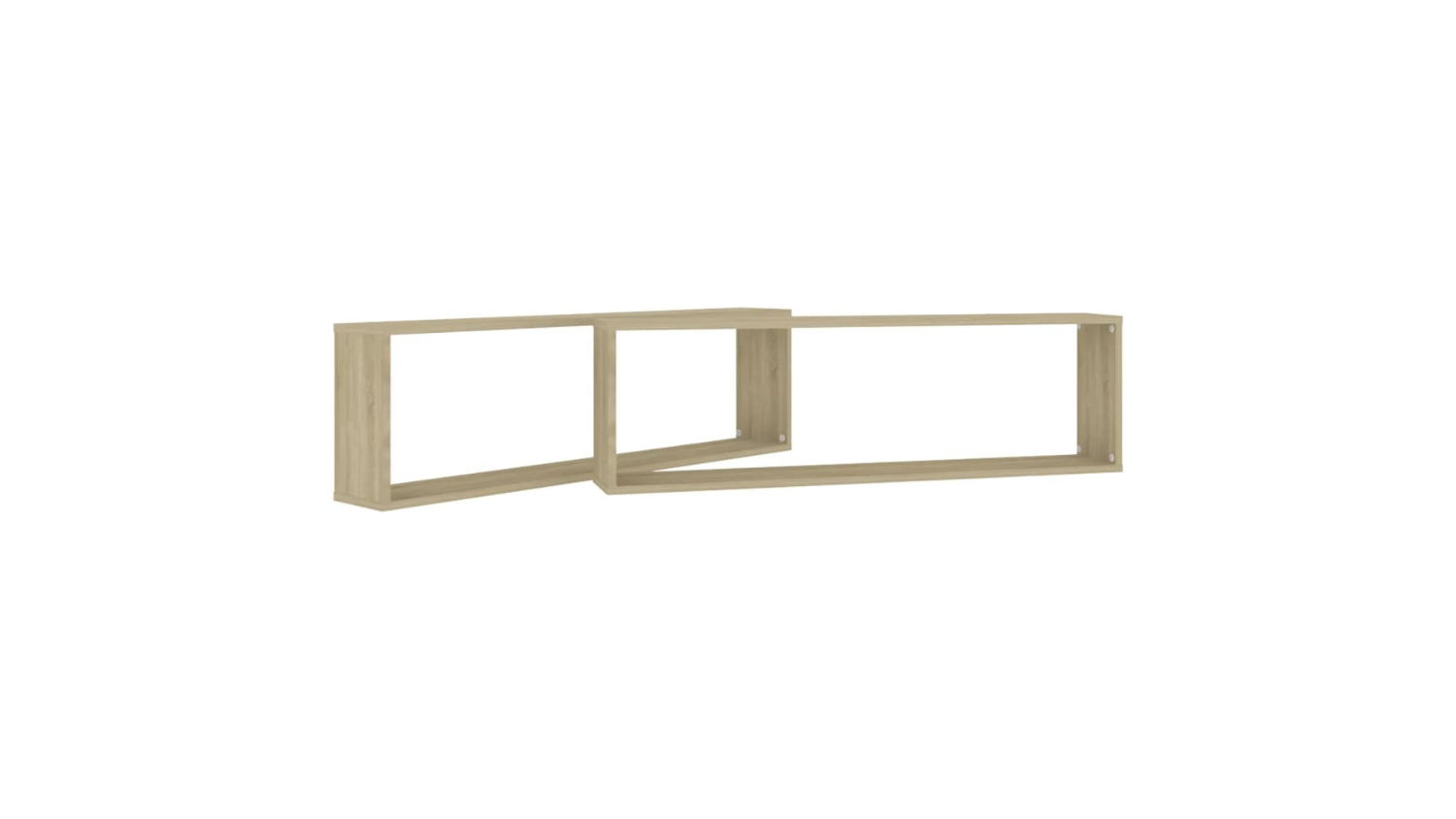 WALL CUBE SHELVES 2 PCS 100X15X30CM Harvey Norman New Zealand