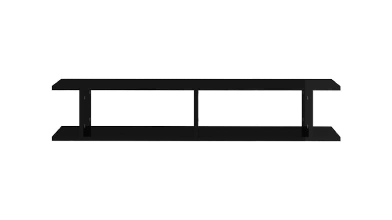 NNEVL Wall Shelves Floating Ladder 2pcs. 105 x 18 x 20cm - Gloss Black