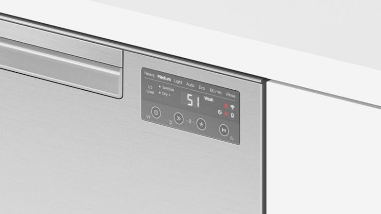 Fisher & Paykel 15 Place Setting Built-Under 60CM Dishwasher - Stainless Steel (Series 5/DW60UC2X2)