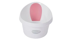 Shnuggle Toddler Bath - White/Pink