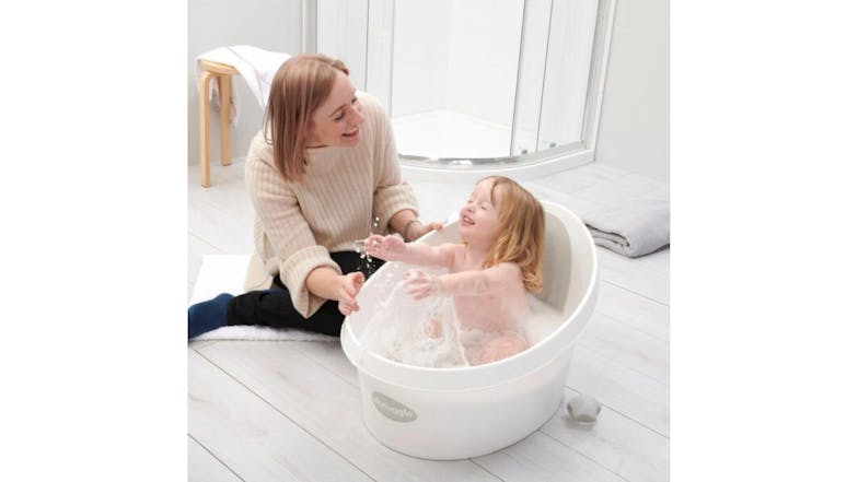 Shnuggle Toddler Bath - White/Pink