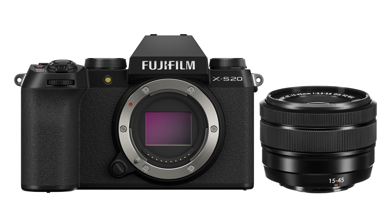 Fujifilm X-S20 Mirrorless Camera with XC 15-45mm f/3.5-5.6 OIS PZ Lens