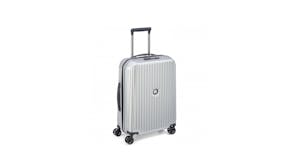 Delsey Securitime Hard Luggage Case 55cm - Silver