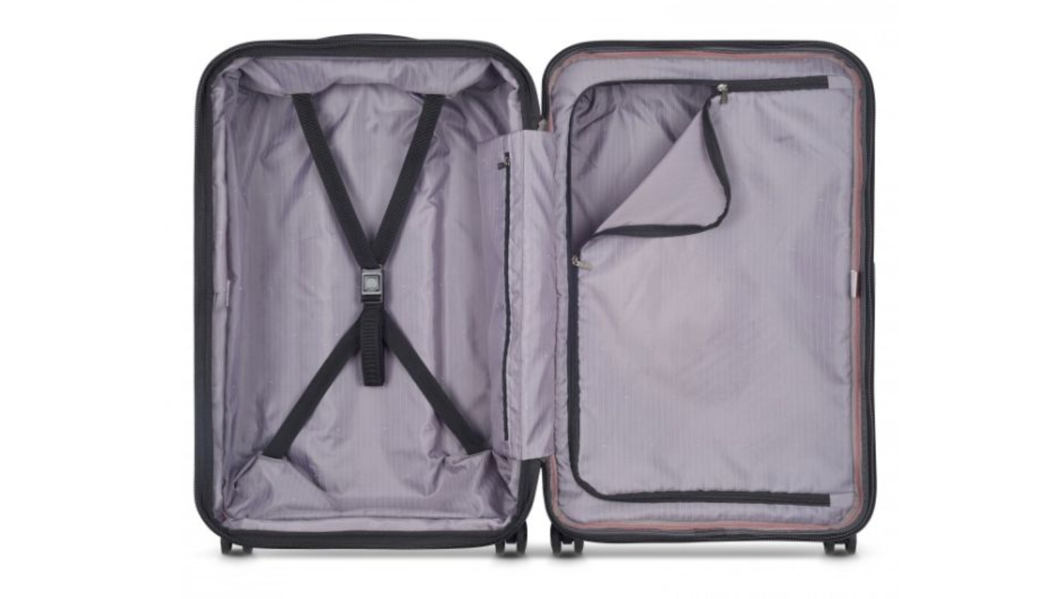 Delsey Securitime Hard Luggage Case 68cm - Silver