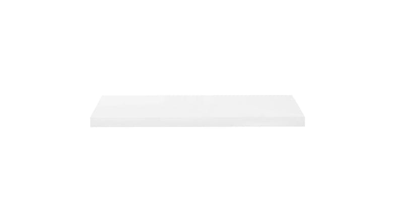NNEVL Wall Shelves Ledge 2pcs. 80 x 23.5 x 3.8cm - Gloss White