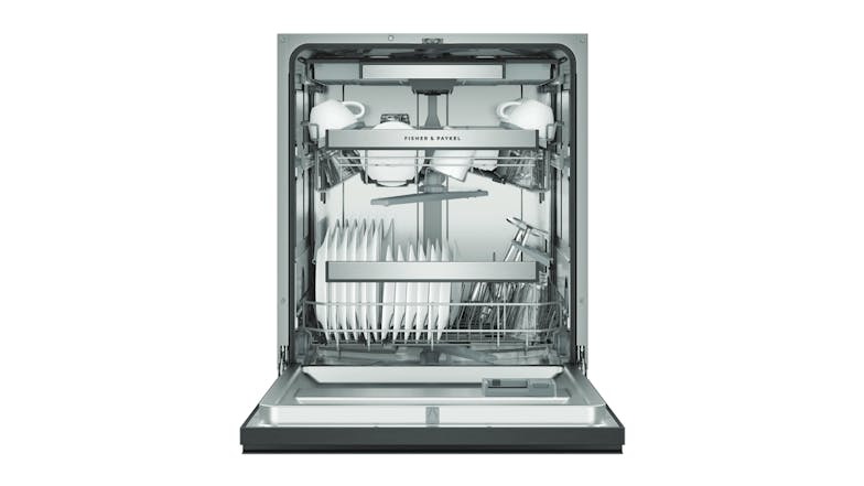 Fisher & Paykel 15 Place Setting 7 Program Built-Under Dishwasher - Black Stainless Steel (Series 7/DW60UN4B2)