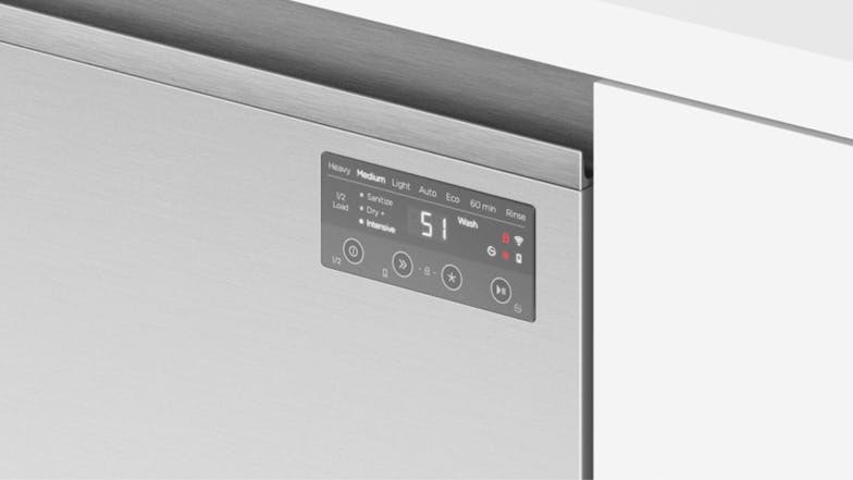 Fisher & Paykel 15 Place Setting Built-Under 60CM Dishwasher - Stainless Steel (Series 7/DW60UN4X2)