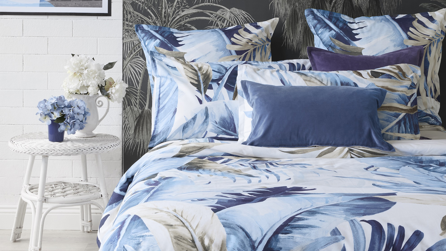 Pacifico Blue Duvet Cover Set by Luxotic Harvey Norman New Zealand