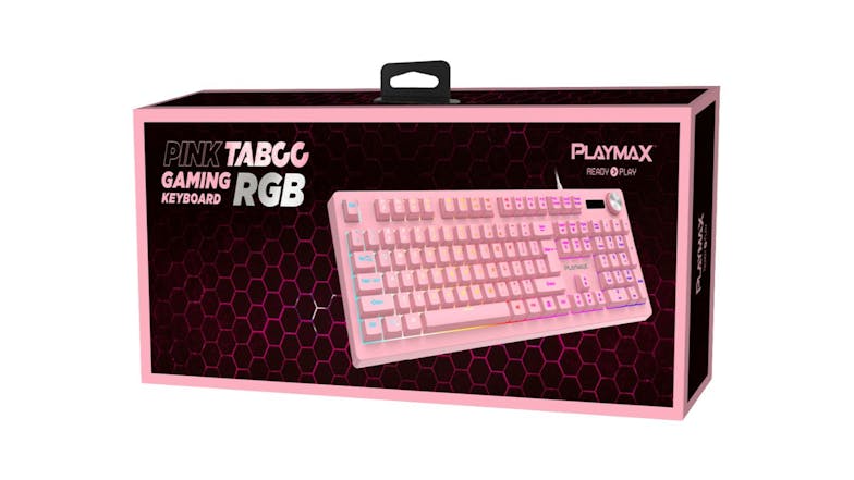 Playmax Pink Taboo 100% Gaming Keyboard