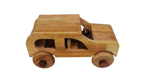 Qtoys Natural Wooden Car