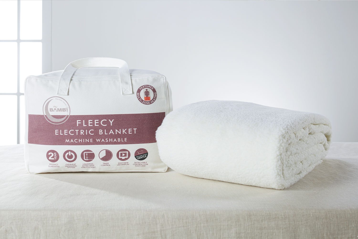 Fleecy Electric Blanket by Bambi Harvey Norman New Zealand