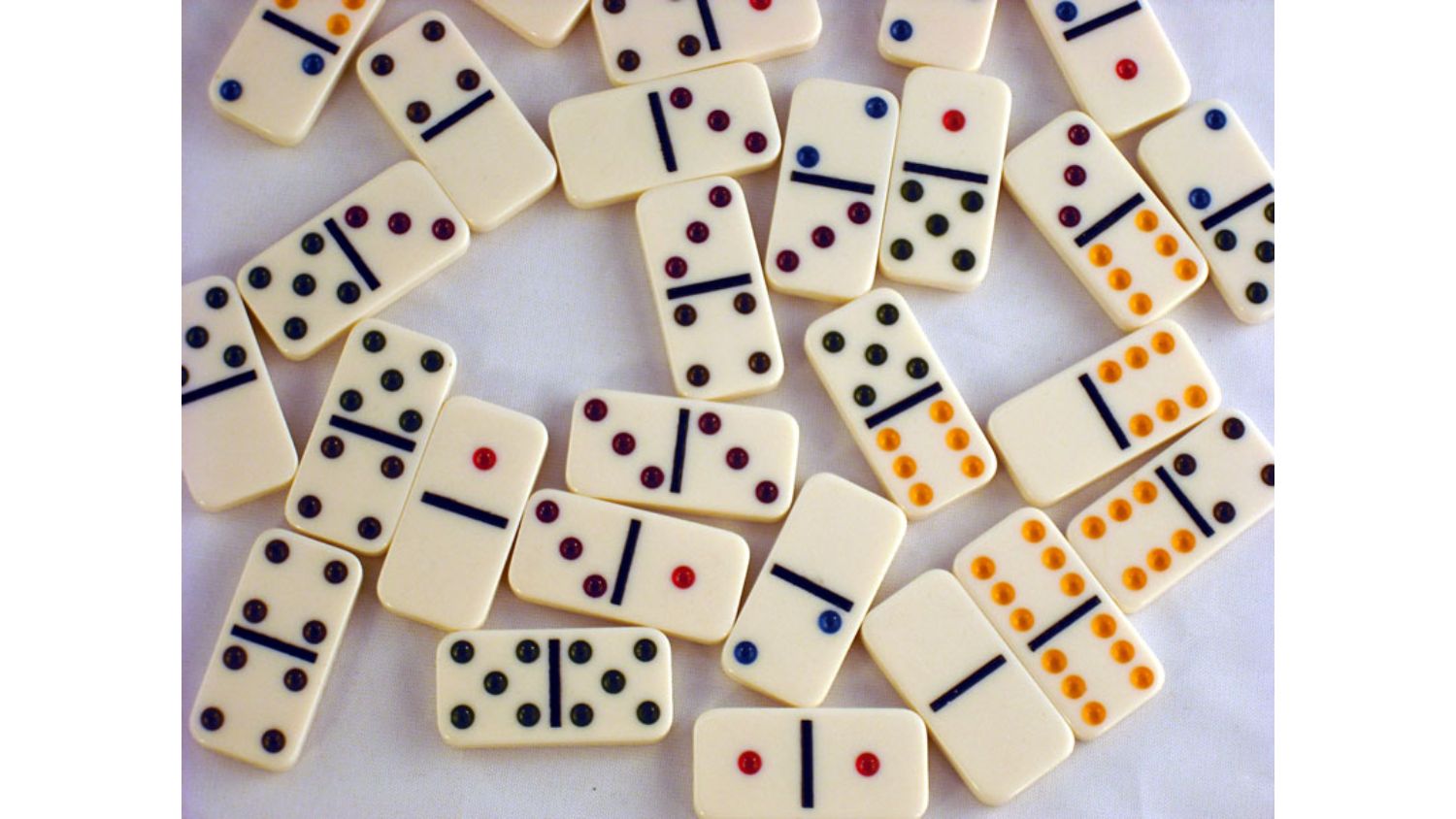 Dominoes Double 6 Mini - Set of 28