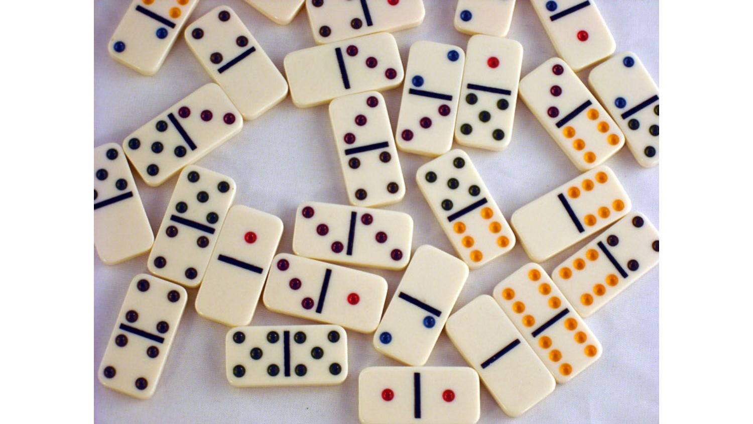 Dominoes Double 6 Mini - Set of 28