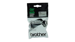 Brother TZe-921 Black on Silver Labelling Tape - 9mm x 8m