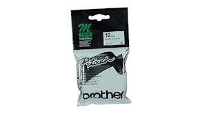 Brother MK231 Black on White Labelling Tape - 12mm x 8m