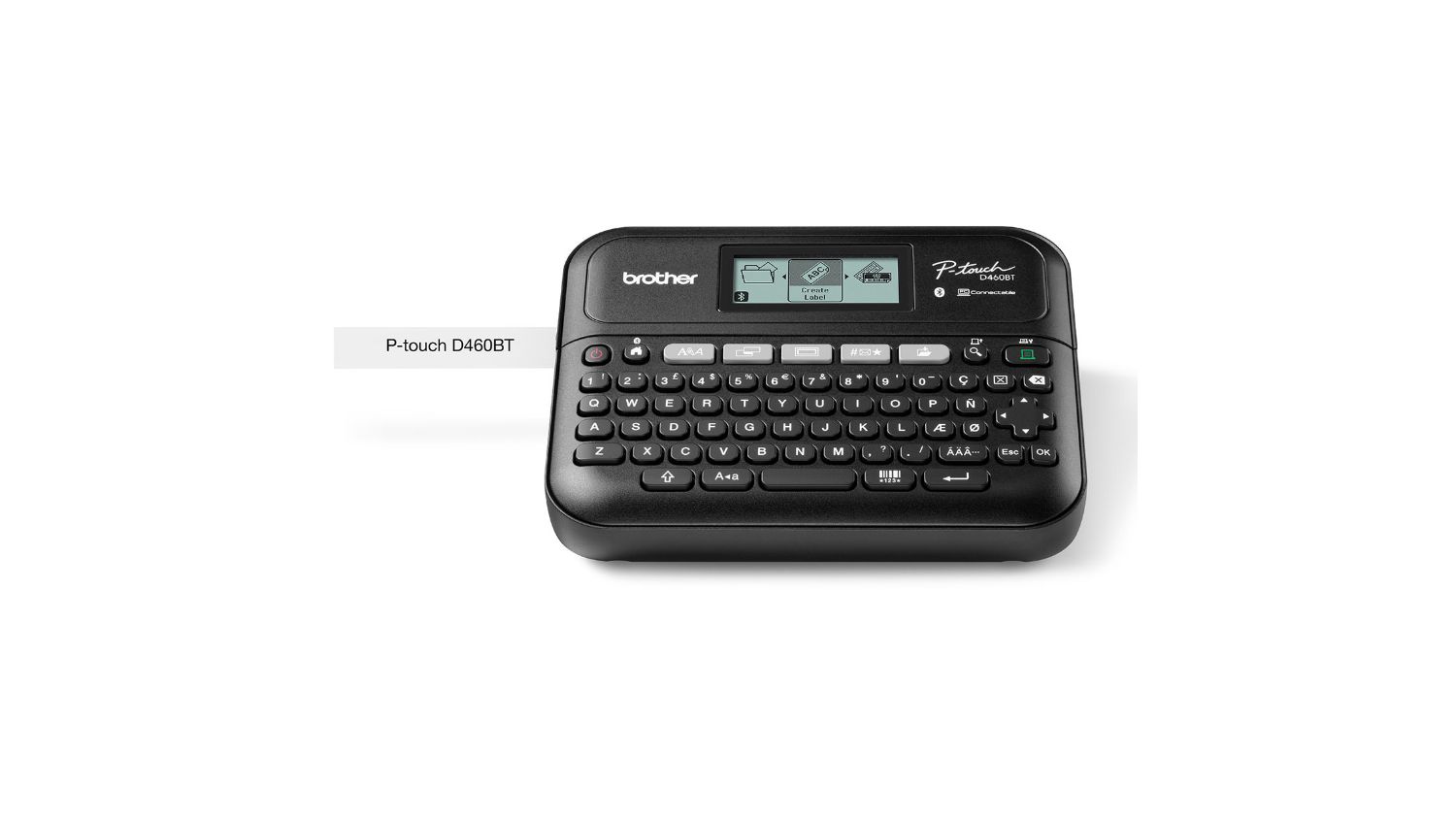 Brother PT-D460BT P-Touch Bluetooth Desktop Label Printer