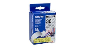Brother TZe-161 Black on Clear Labelling Tape - 36mm x 8m