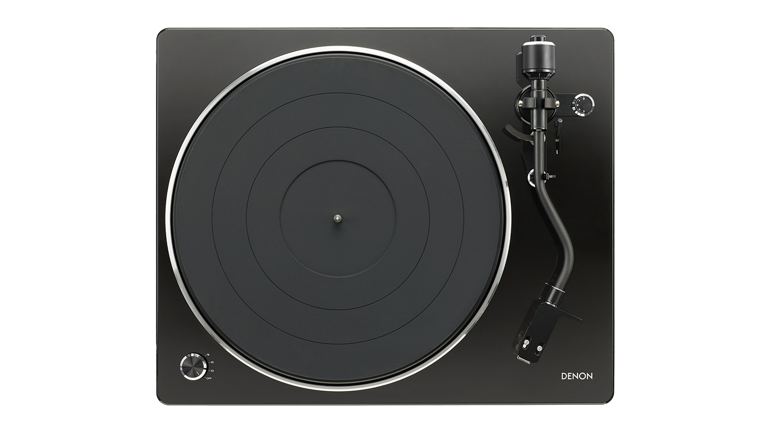 Denon Semi Automatic Belt Driven Turntable - Black (DP-400BK)