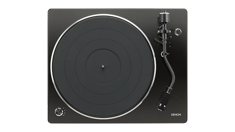 Denon DP-400BK Semi Automatic Turntable - Black