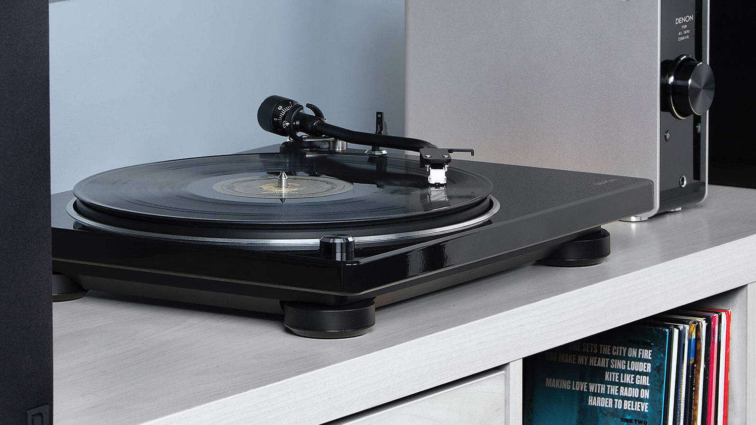 Denon Semi Automatic Belt Driven Turntable - Black (DP-400BK) | Harvey  Norman New Zealand