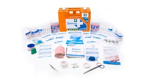 Platinum Workplace First Aid Kit Large 172pcs. w/ Hi-Vis Cabinet - Orange