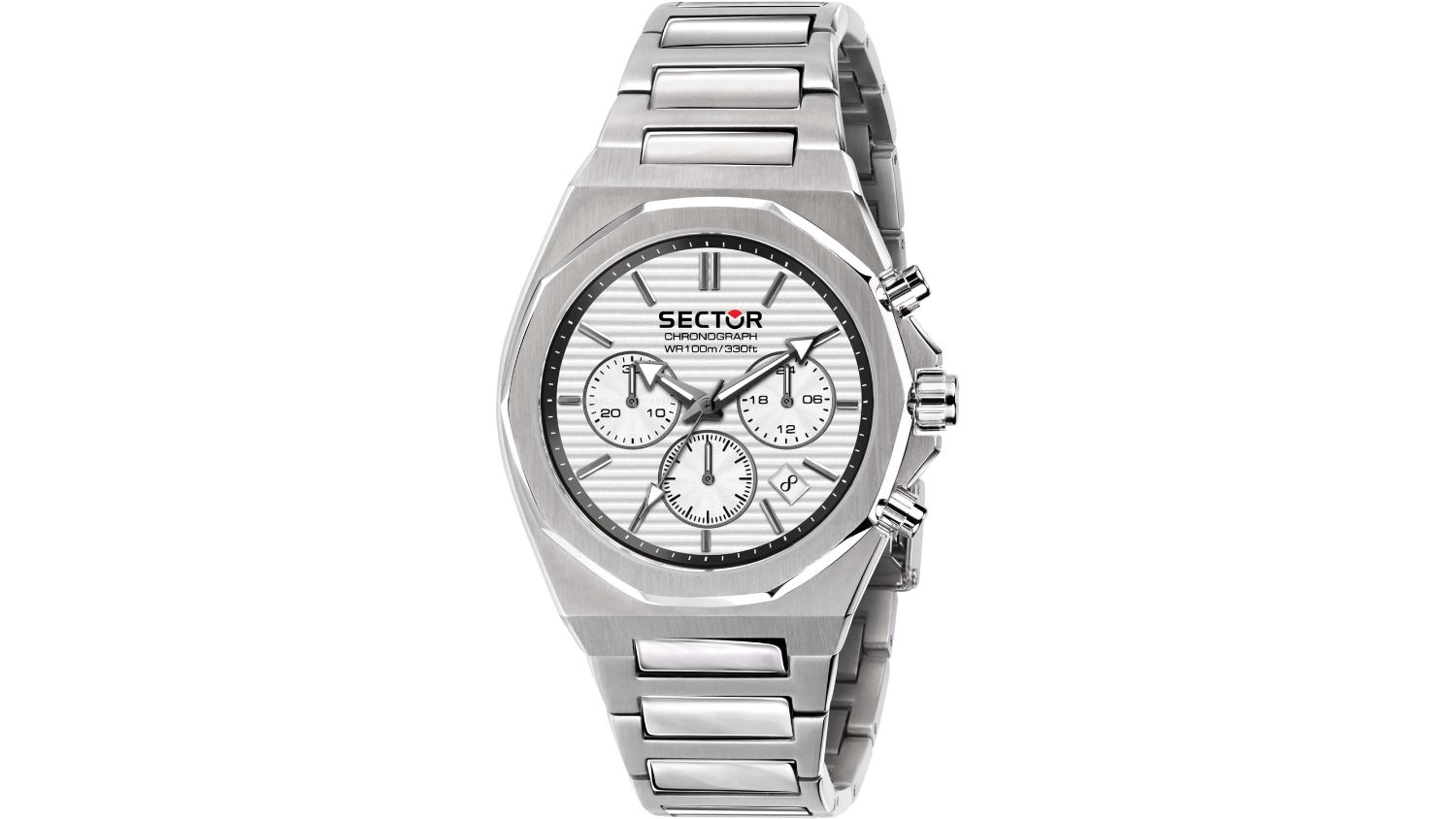Sector 960 Silver Watch - White Dial