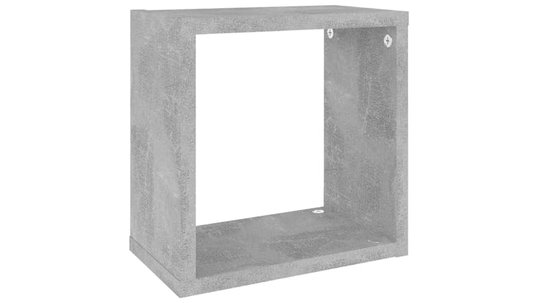 NNEVL Wall Shelves Floating Cube 6pcs. 26 x 15 x 26 - Concrete Grey