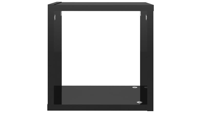 NNEVL Wall Shelves Floating Cube 6pcs. 26 x 15 x 26 - Gloss Black
