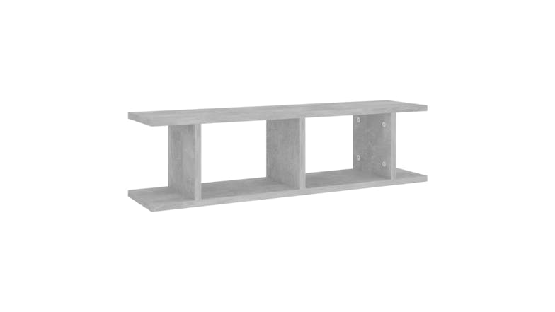 NNEVL Wall Shelves 6 Display Cube 78 x 18 x 20cm - Concrete Grey