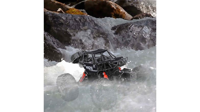 Lenoxx Remote Controlled Waterproof Amphibious Car - Black
