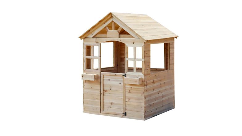 Green Spider "Kaikoura" Wooden Cubby Playhouse