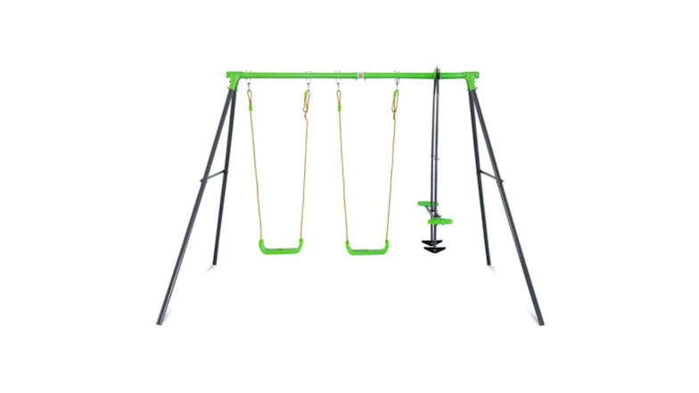 Green Spider  "Tasman" 3 Station Swing Set