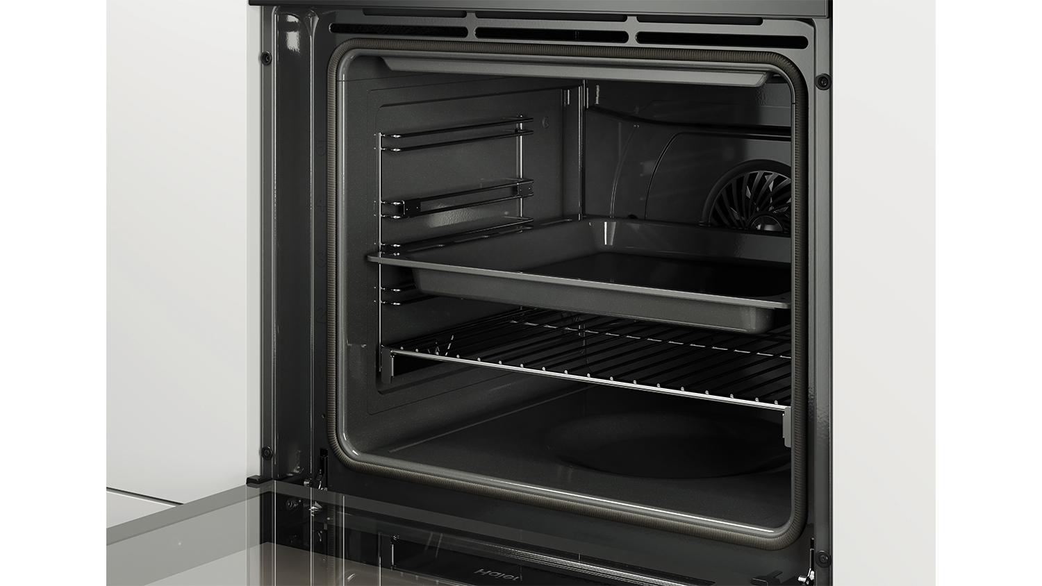 Haier 60cm Pyrolytic 14 Function BuiltIn Oven Black (HWO60S14EPB4