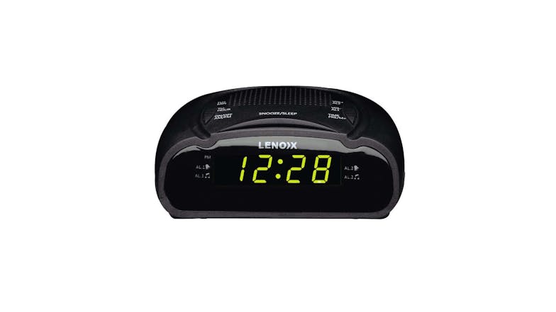 Lenoxx AM/FM Radio LED Alarm Clock