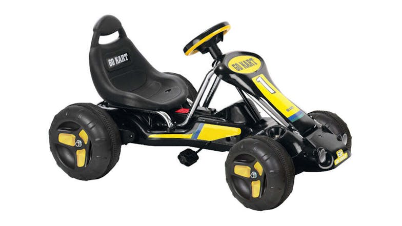 Lenoxx Children's Pedal Powered Go-Kart - Black