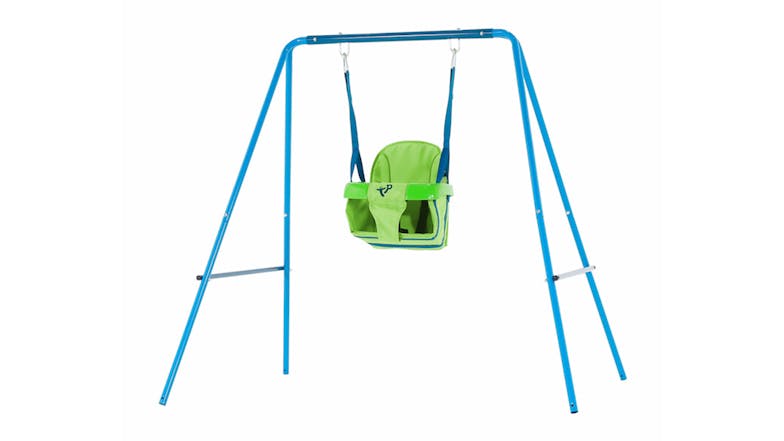 TP Small-to-Tall Adjustable Metal Swing Set w/ 2 Seats