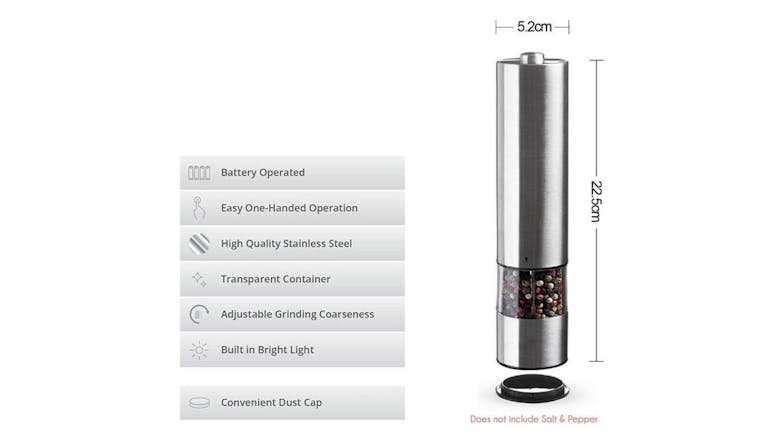 Hod Electric Salt & Pepper Grinder - Stainless Steel