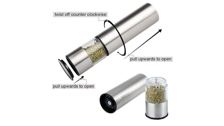 Hod Electric Salt & Pepper Grinder - Stainless Steel