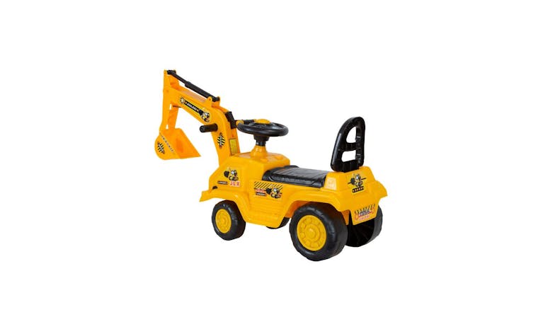 Lenoxx Children's Ride-On Excavator w/ Interactive Scooping Action - Small