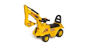 Lenoxx Children's Ride-On Excavator w/ Interactive Scooping Action - Large