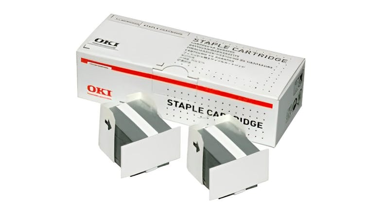 OKI 1500 Staple Pack 2pcs. for MC770DNFAX/MC760DNFAX/MC853DN/MC873DN/MB760DNFAX/MB770DNFAX Model Printers